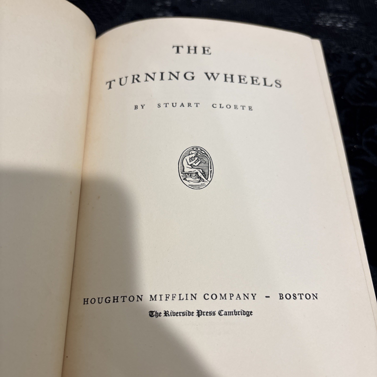 The Turning Wheels by Stuart Cloete 1937 Vintage 1st Edition Hardcover Book