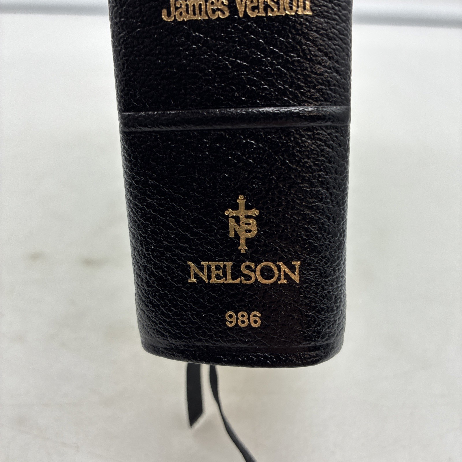 Rare! Nelson 1990 The Wesley Bible NKJV Personal Study Bible Genuine Leather 986