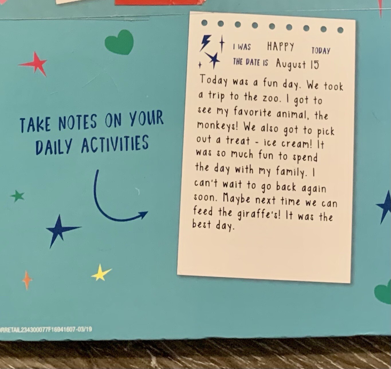 Mood Journal Recording Book 124 Pages for Children and Adults Track Your Mood