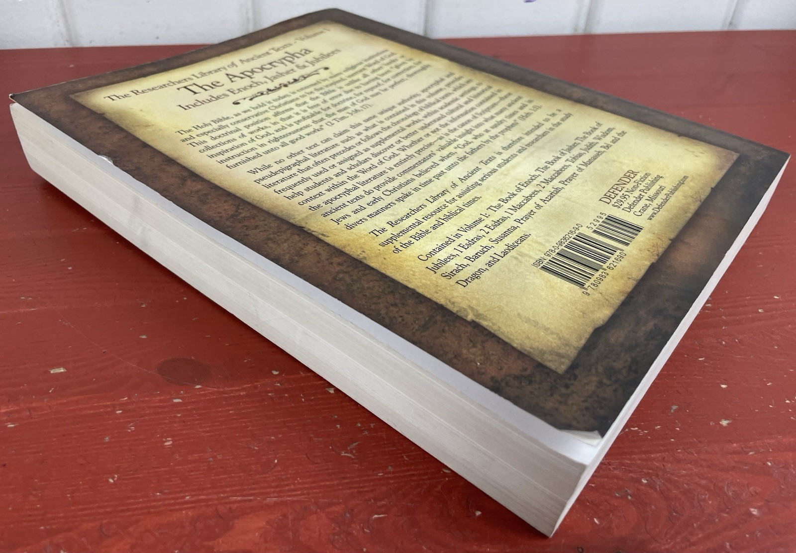 The Researchers Library of Ancient Texts, Volume 1: The Apocrypha Paperback 2011