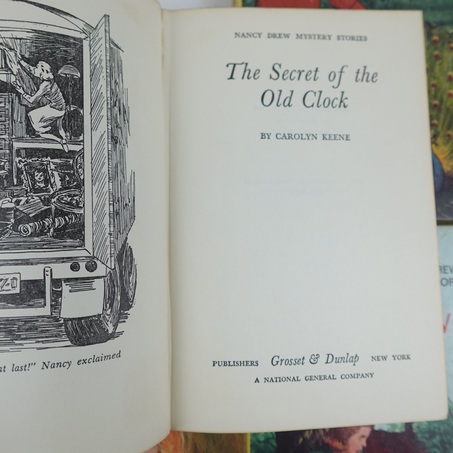 Nancy Drew Mystery Stories Lot 8 Books Carolyn Keene Vintage Grosset & Dunlap