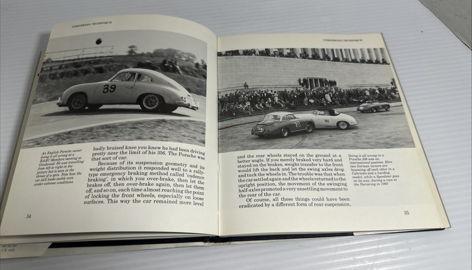 Porsche 356 Coupe Cabriolet Roadster Speedster Carrera Denis Jenkinson 1980 HC