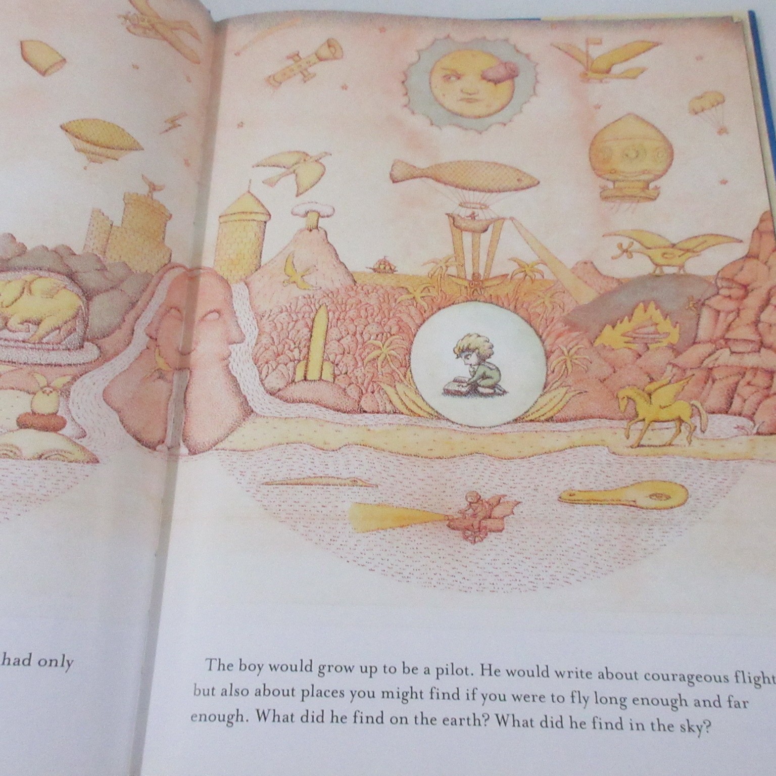 The Pilot & The Little Prince Peter Sis SIGNED 1st Edition 2014 Hardcover