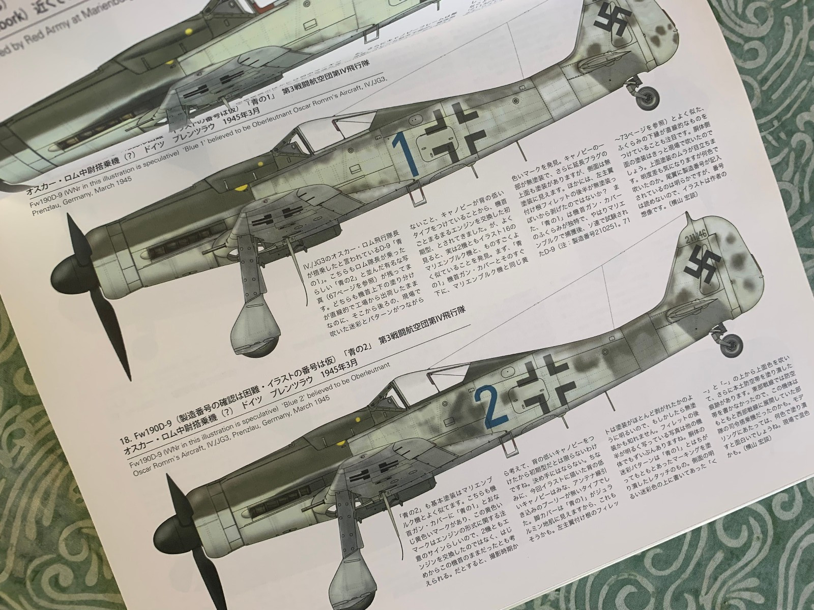 LUFTWAFFE Fw-190D DORA Modeler’s Eye Book 4 FREE USA POSTAGE