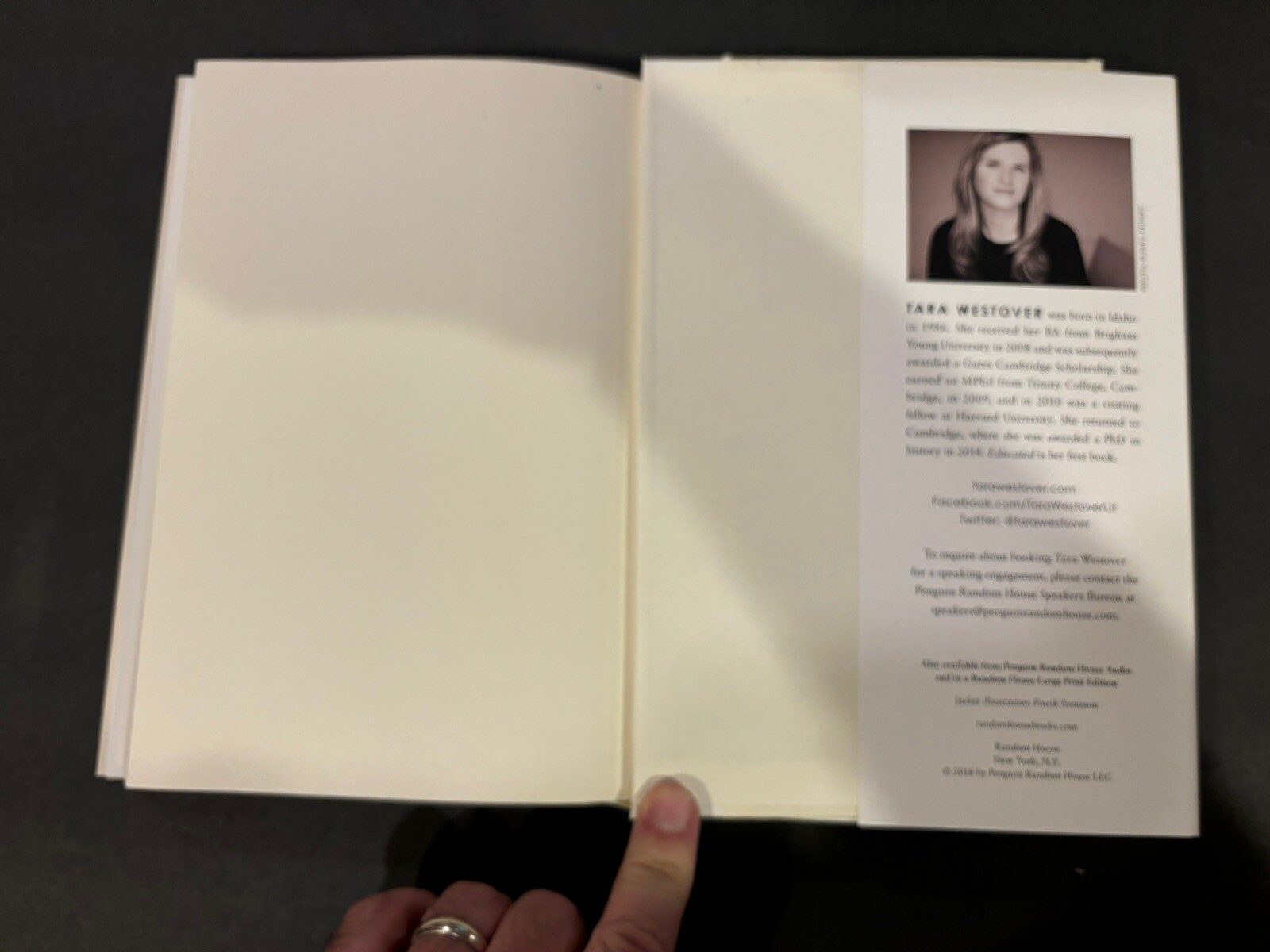 Educated : A Memoir by Tara Westover (2018, Hardcover) NYT #1 Bestseller