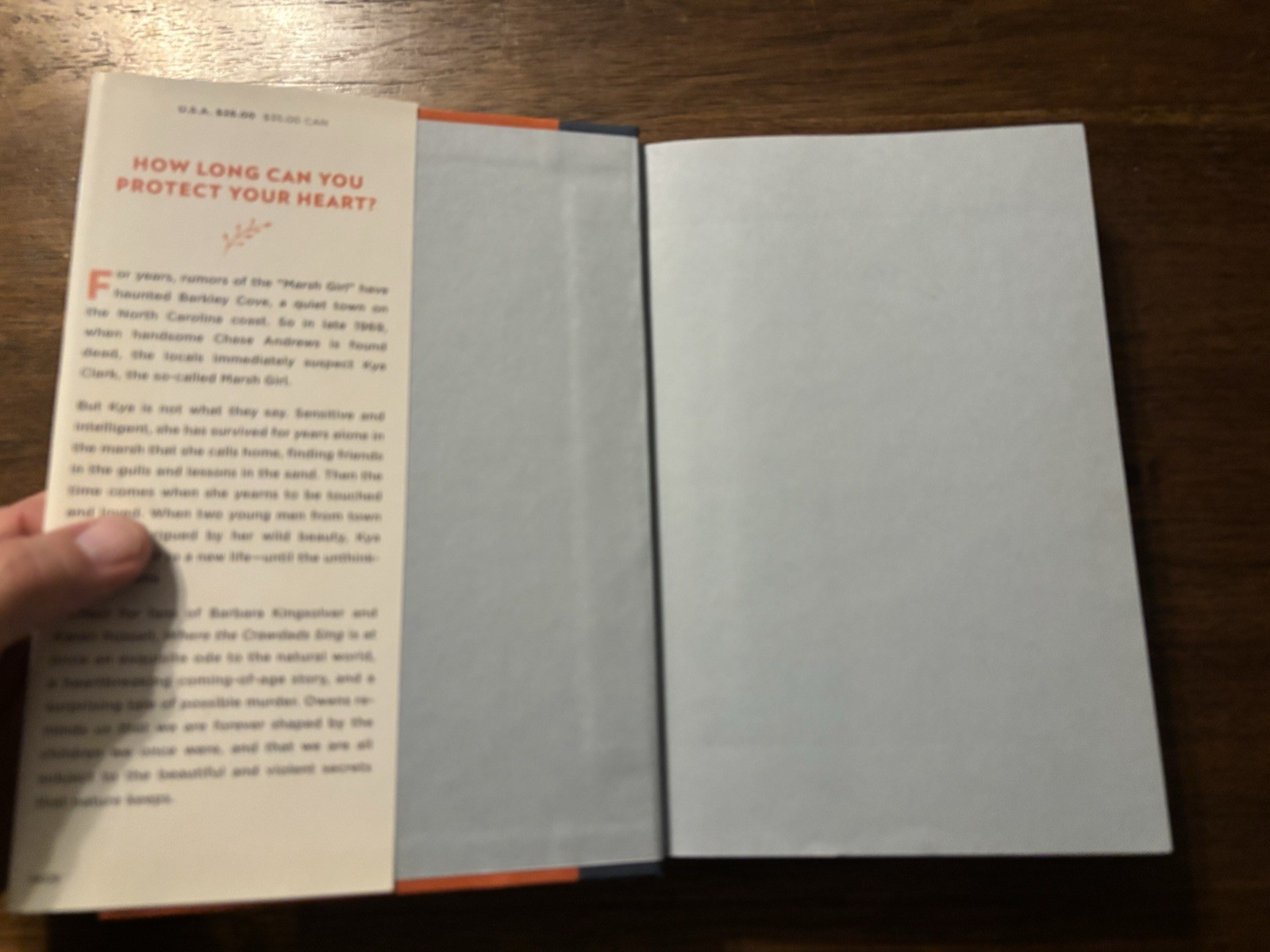 SIGNED Where The Crawdads Sing Delia Owens 1st Edition Later Printing 2018 HCDJ