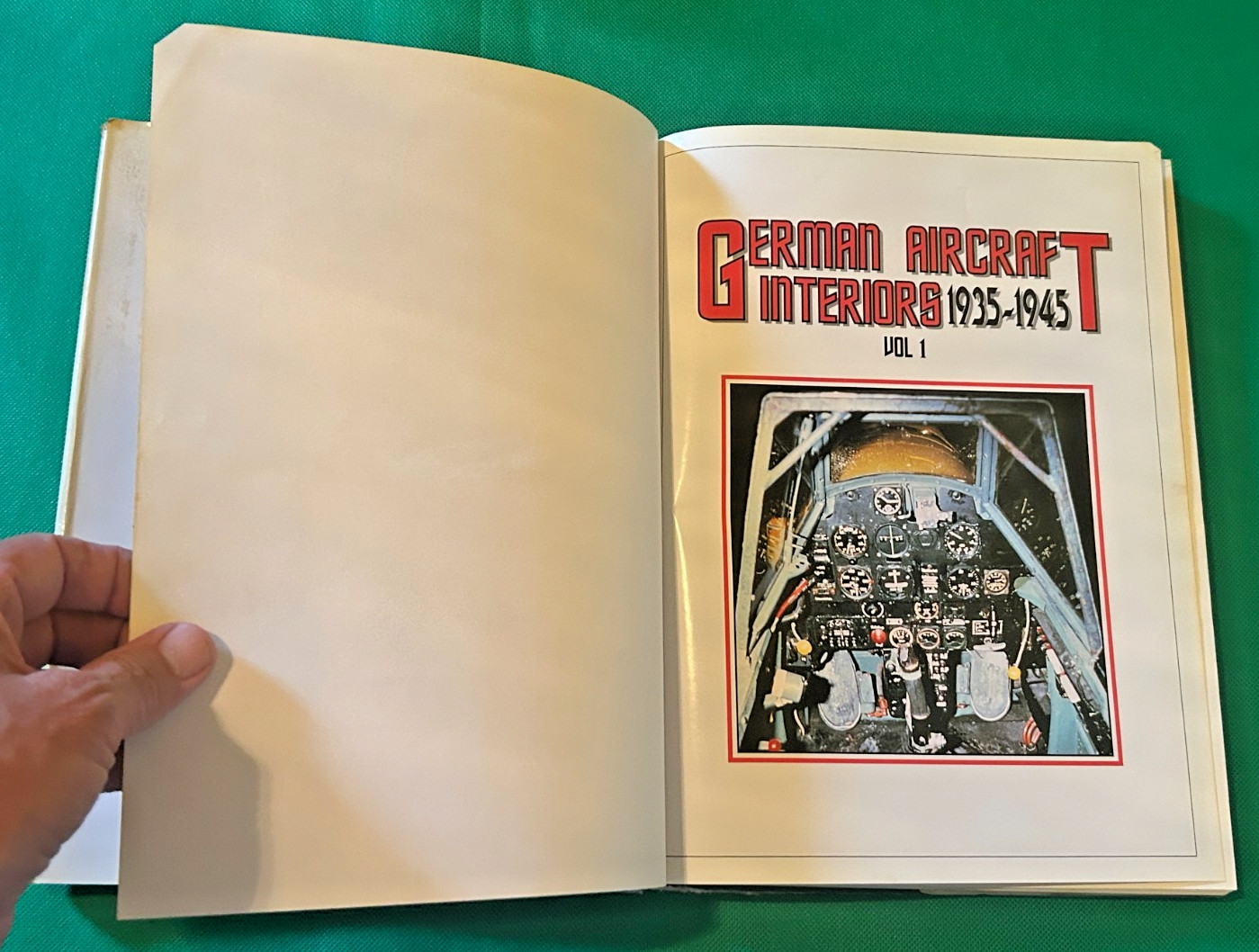 German Aircraft Interiors 1935-1945 Vol. 1 Hardcover Book Kenneth A. Merrick