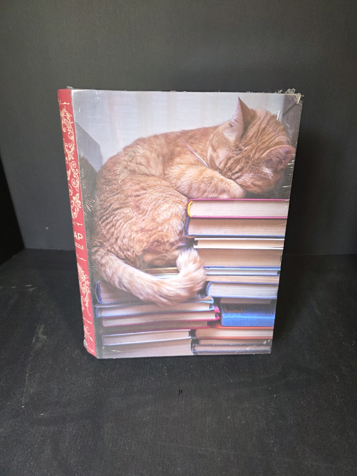 Gibbs Smith Cat Nap 1000 Piece Jigsaw Puzzle in Book Shaped Box