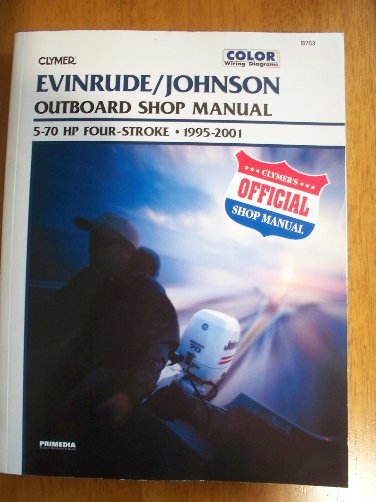 Clymer, Evinrude/Johnson Outboard Shop Manual, 1995-2001, 5-70HP 4-Stroke, NOS