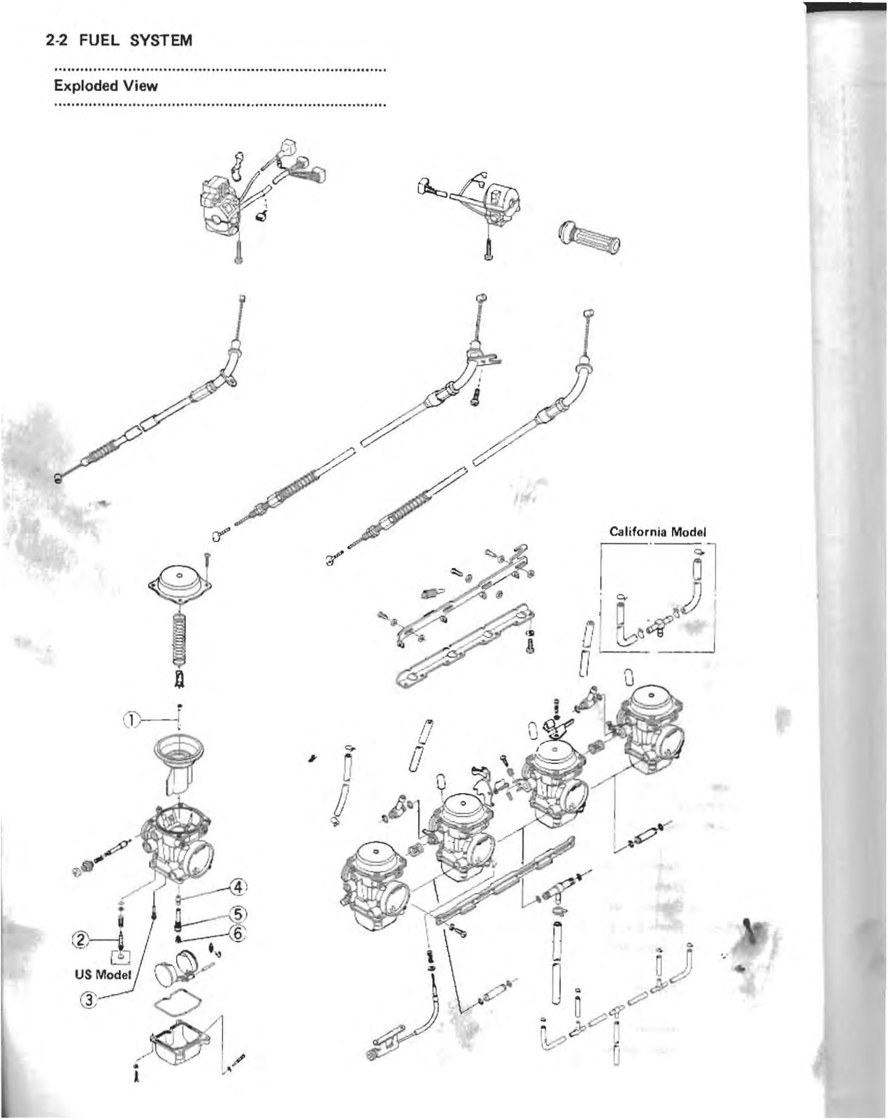 KAWASAKI ZG1200 Motorcycle Service Manual – STEEL WIRE BOUND – PROTECTIVE COVERS
