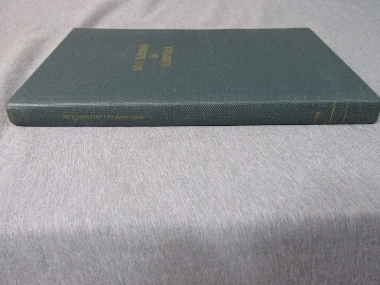AREA HANDBOOK FOR MAURITANIA 1972 DA PAM 550-161 Hardback