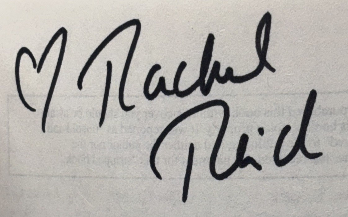 RACHEL REID GAME CHANGER SIGNED AUTOGRAPHED PAPERBACK BOOK HEATED RIVALRY HBO #1