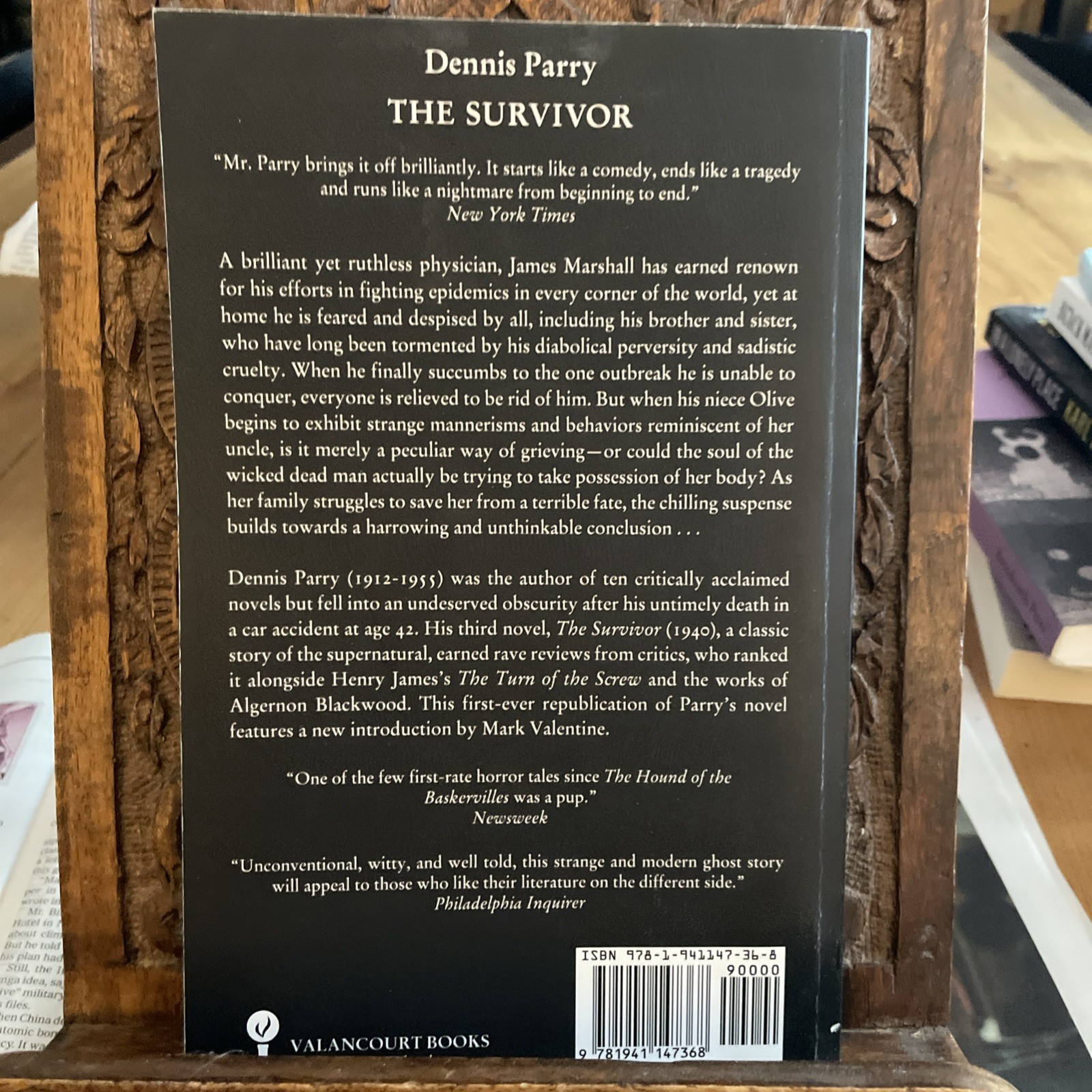 Survivor (Valancourt 20th Century Classics) by Dennis Parry (2014, Trade…