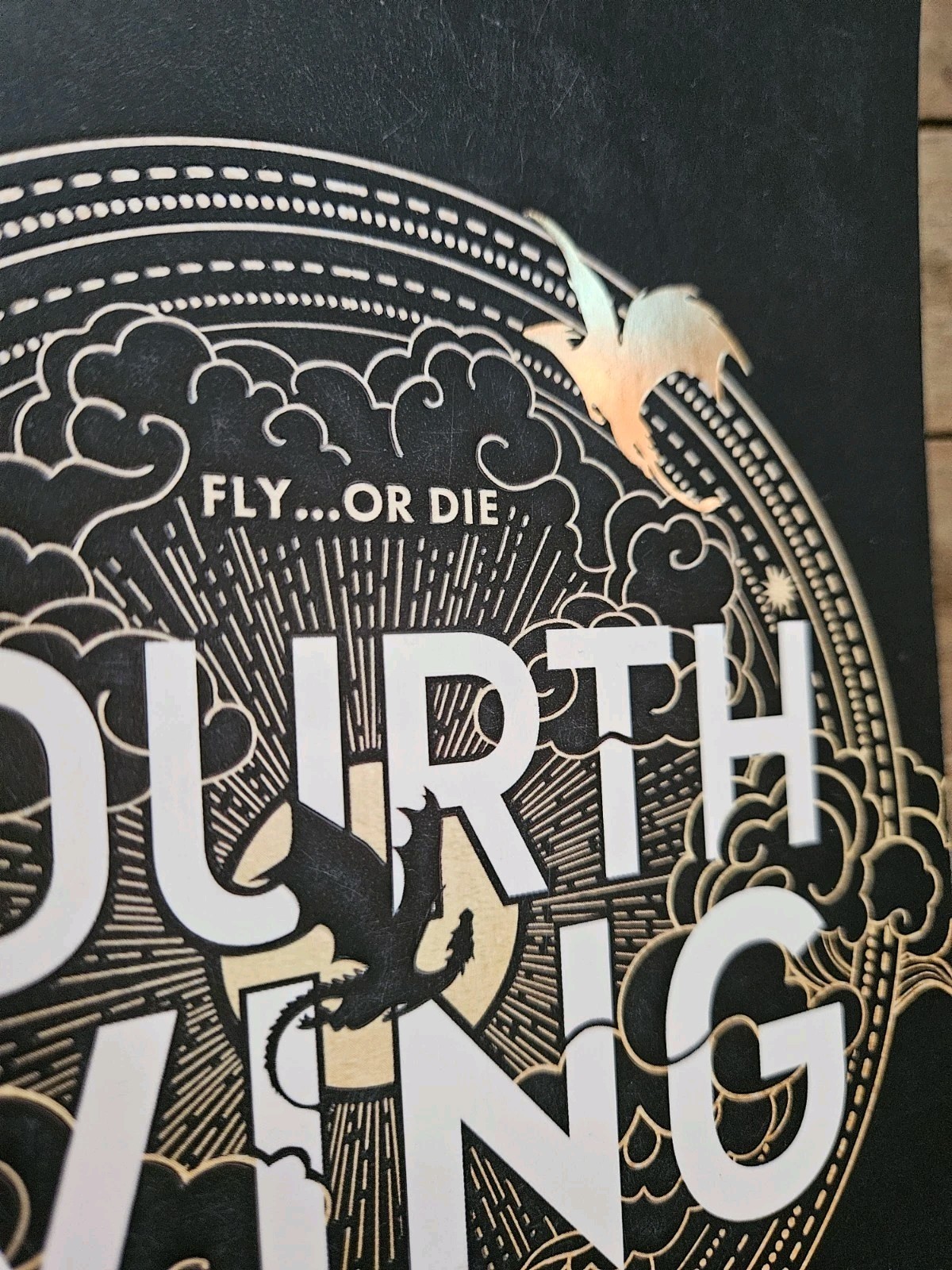 🐲 Fourth Wing 1st Printing Limited Edition Paperback Full Sprayed Dragon Edges