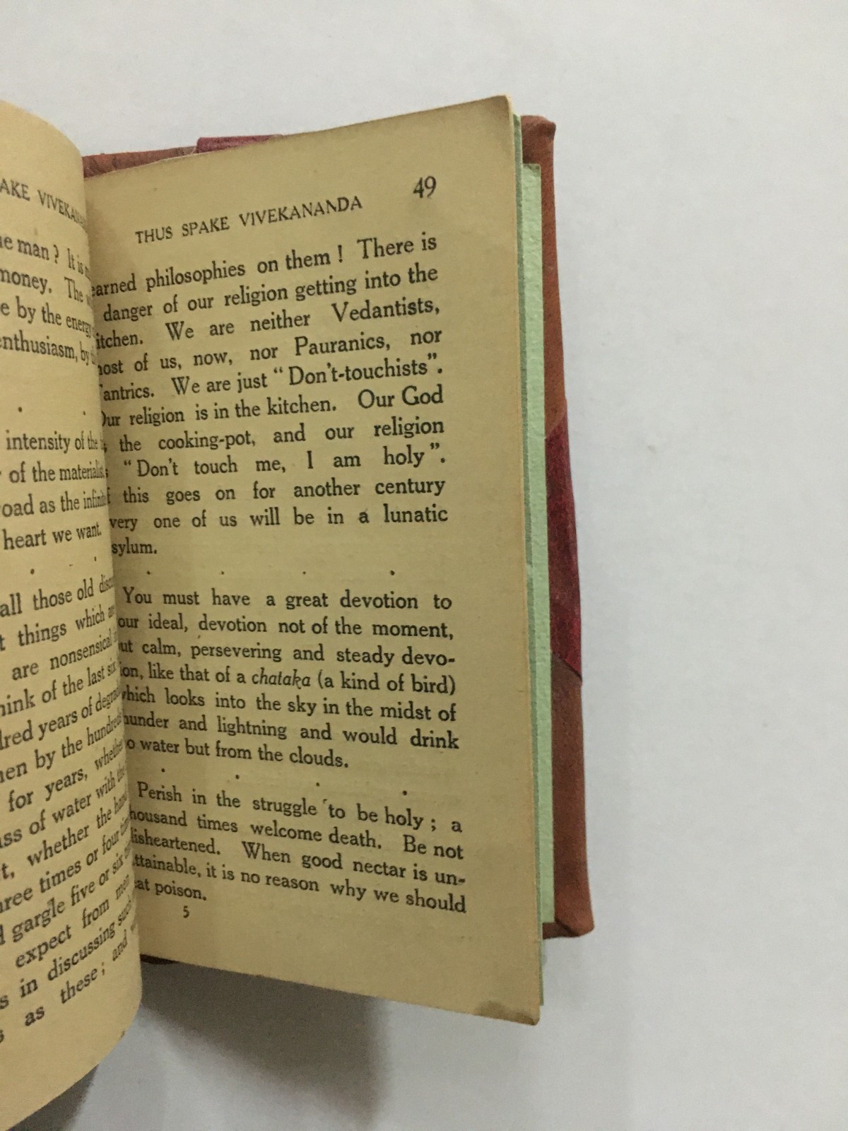 Thus Spake Vivekananda. Sri Ramakrishna Math. 1945. Madras. 59p.