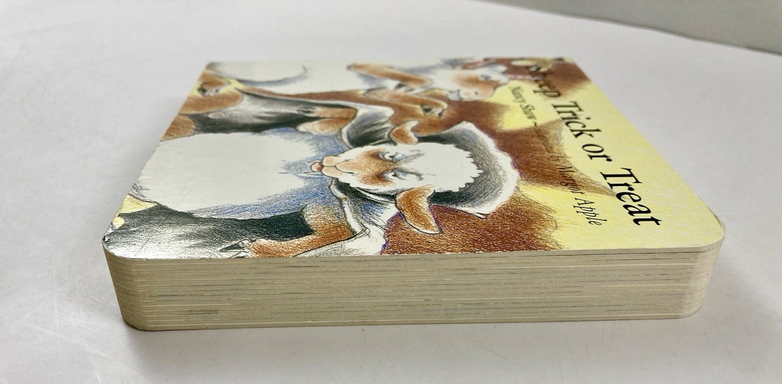 Sheep Trick or Treat by Nancy Shaw E. 1997 Halloween Board Book 5” X 5” 26 Pages