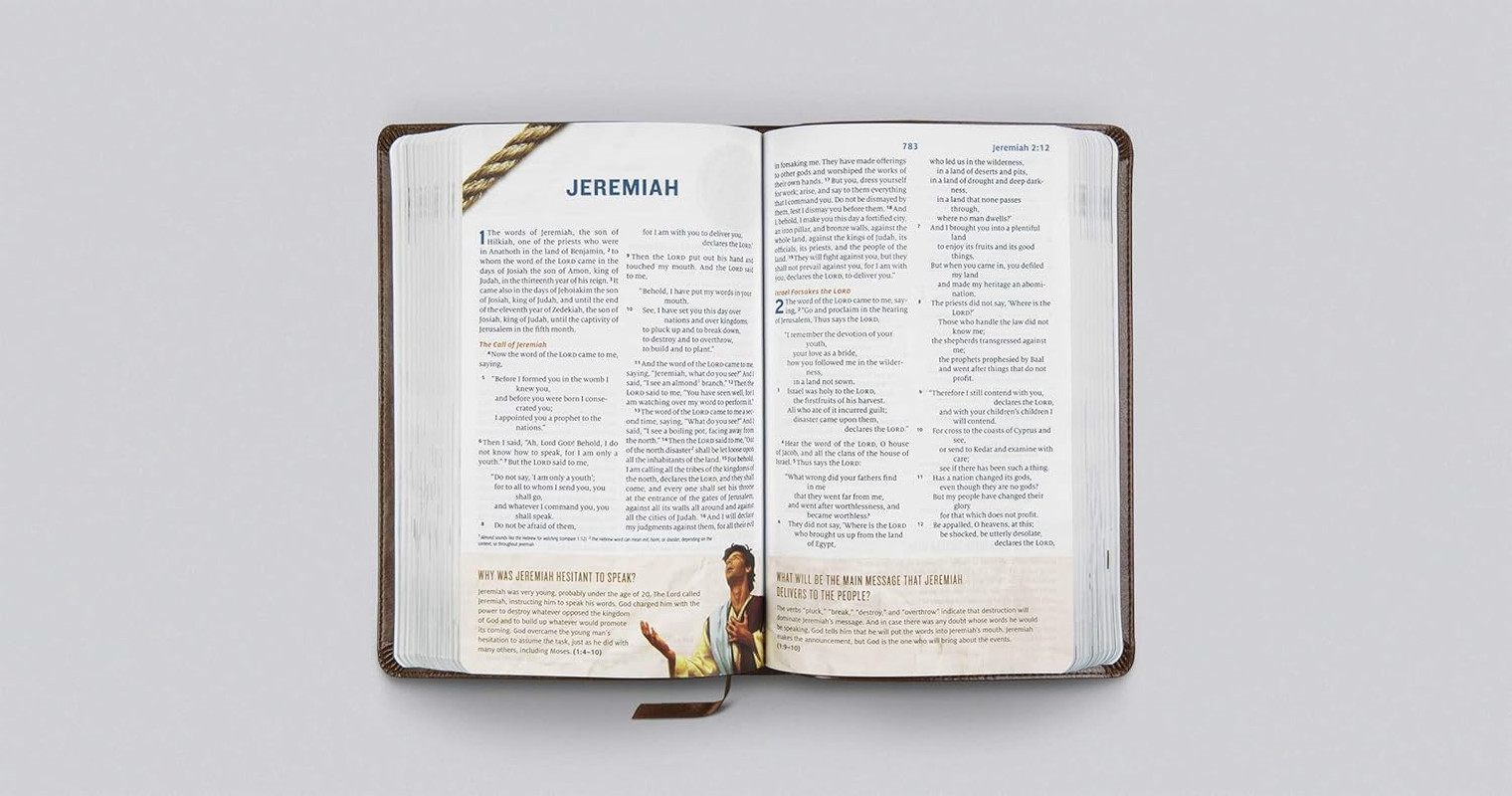 ESV following Jesus Bible (Trutone, Brown)
