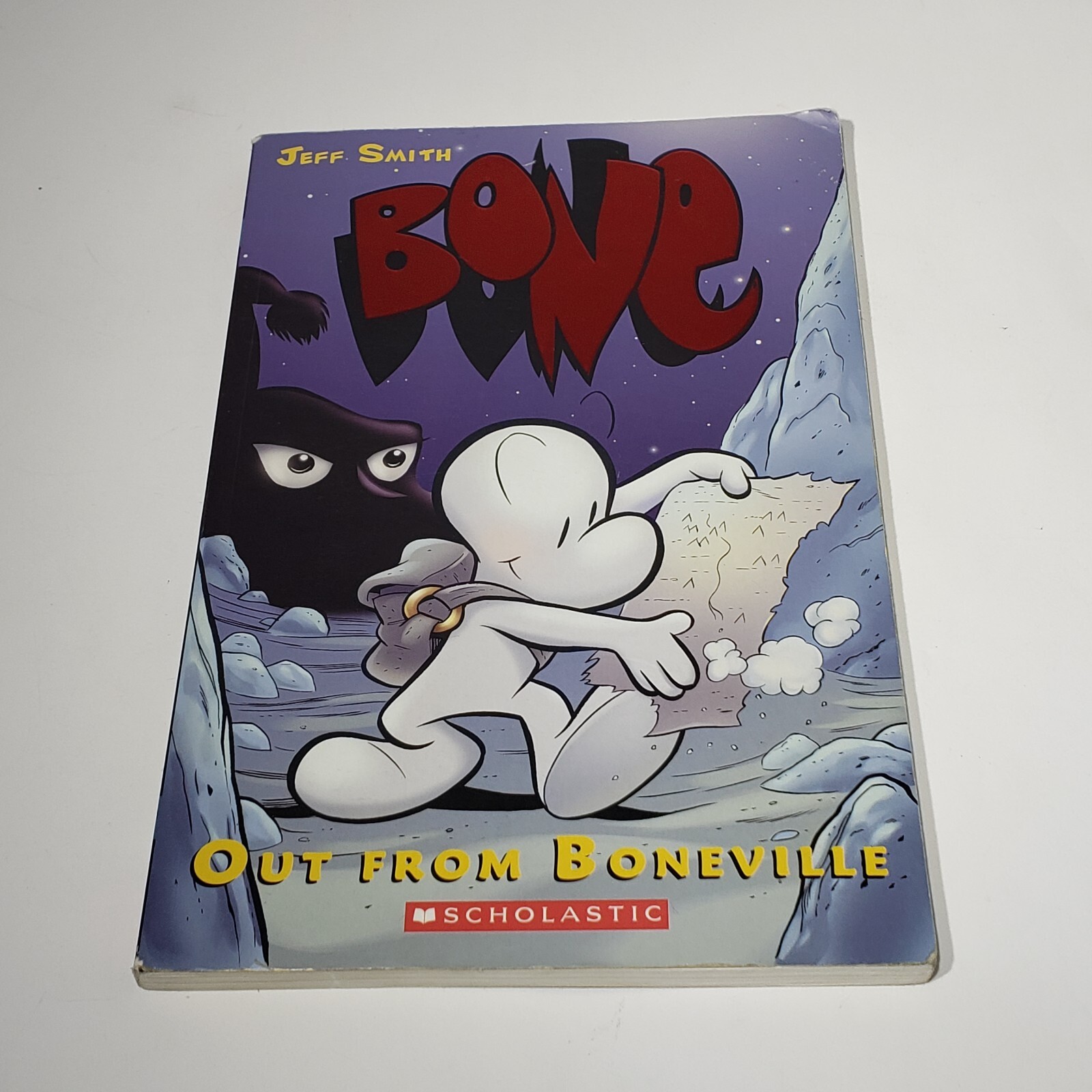 BONE Out From Boneville Comic Book Novel Vol 1 Jeff Smith 1st Scholastic Edition