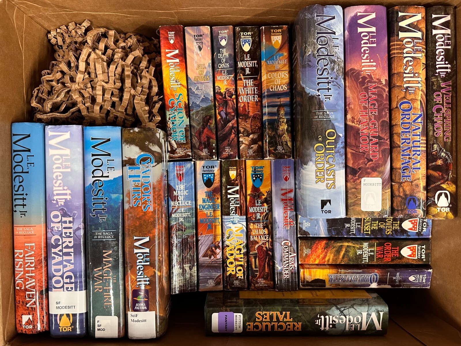 Complete Set Series Lot of 23 Saga of Recluce books by L.E. Modesitt, Jr. Cyador