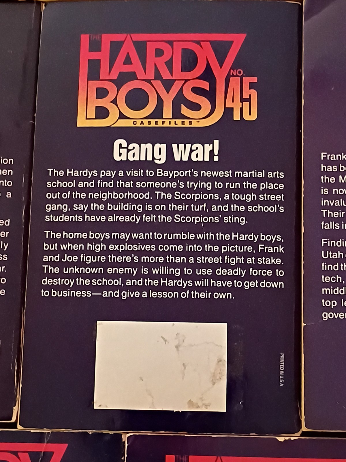 Lot Of 13 Hardy Boys Casefiles