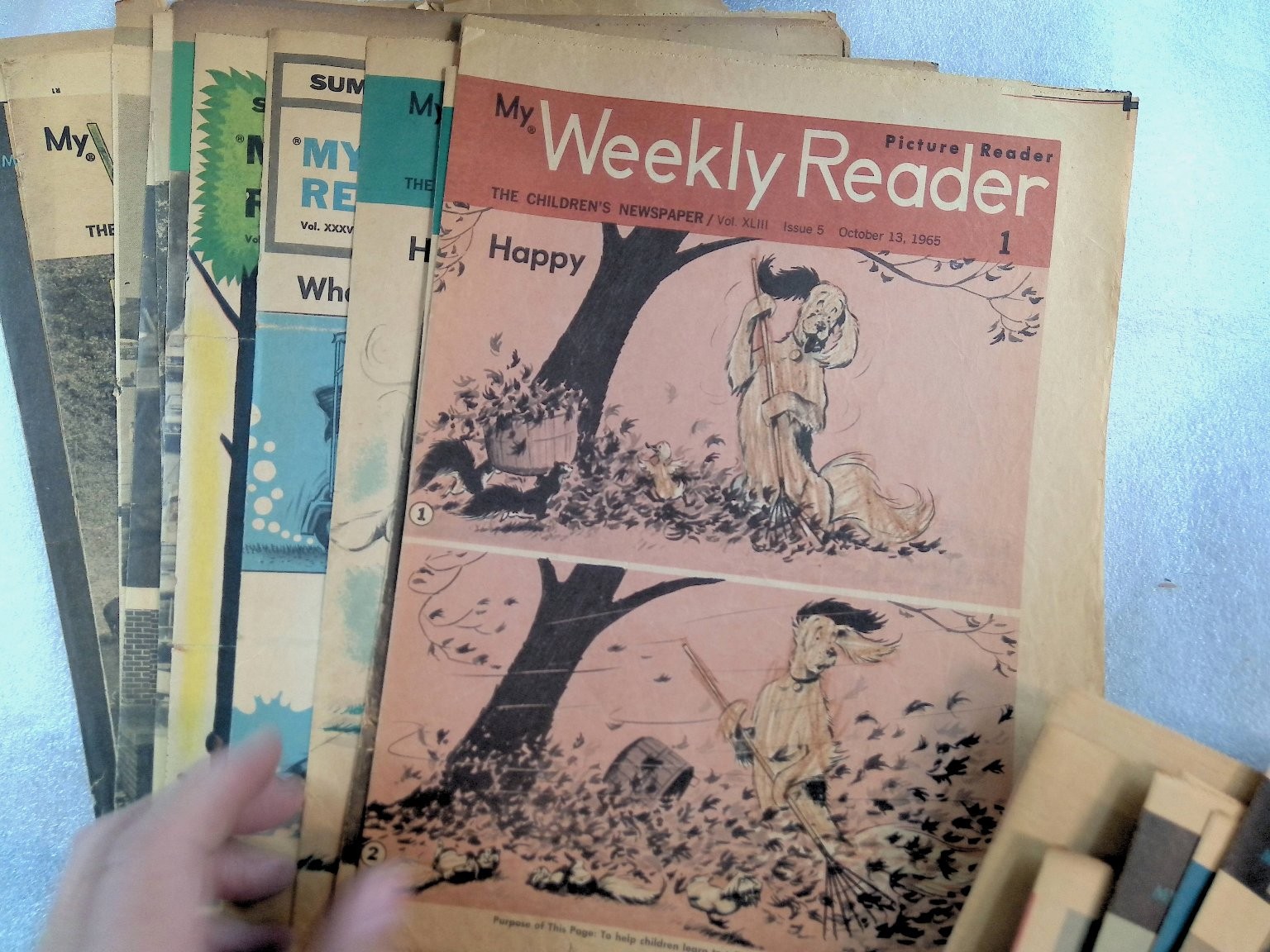 My Weekly Reader Children’s Newspaper Vintage 1960s Educational Lot