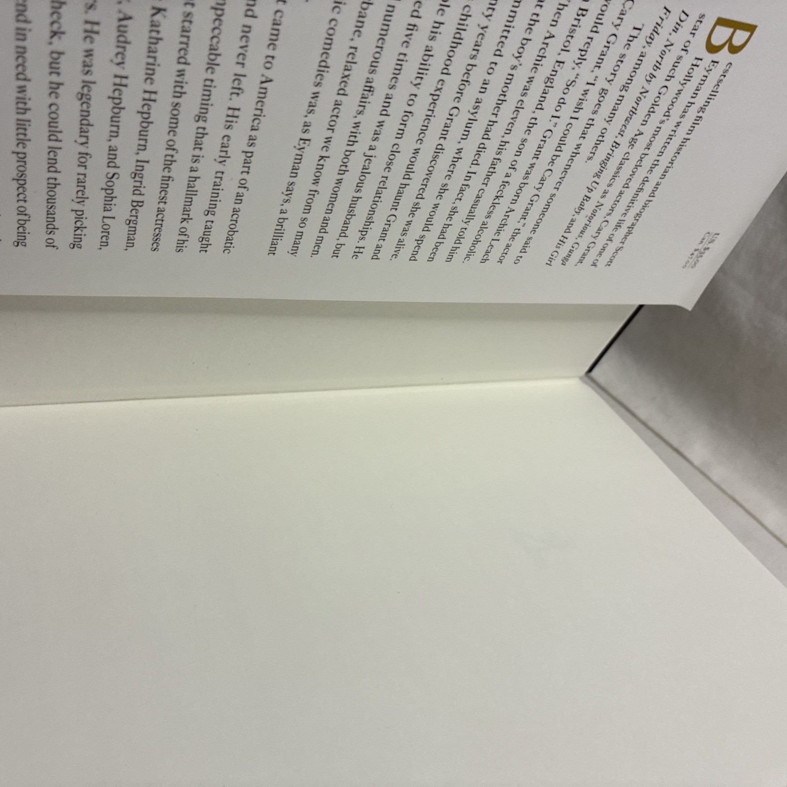 Cary Grant : A Brilliant Disguise Hardcover Scott Eyman VGC-LNC Fast Post