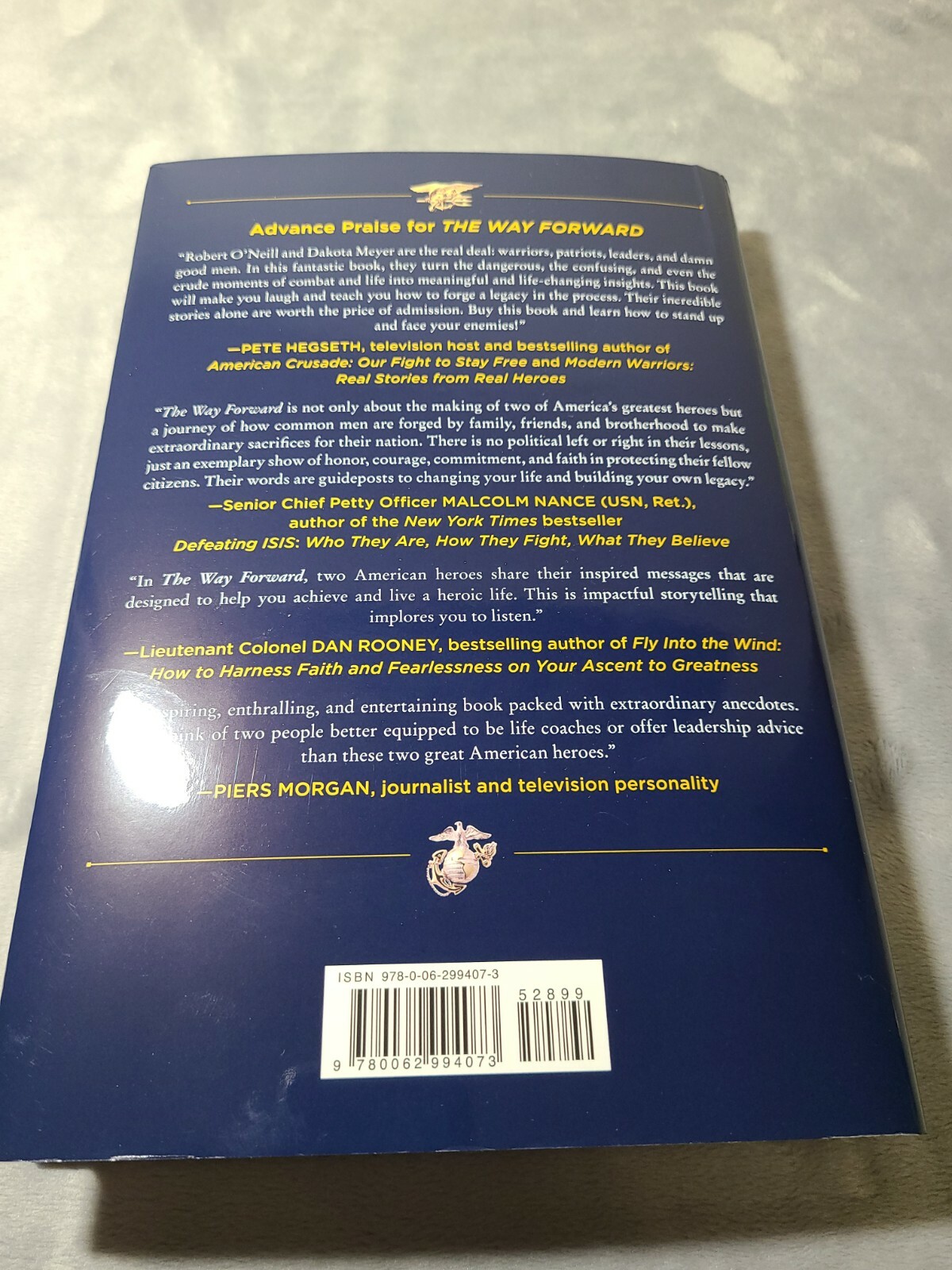 The Way Forward 2022 Rob O’Neill, Dakota Meyer Book **Read Condition**