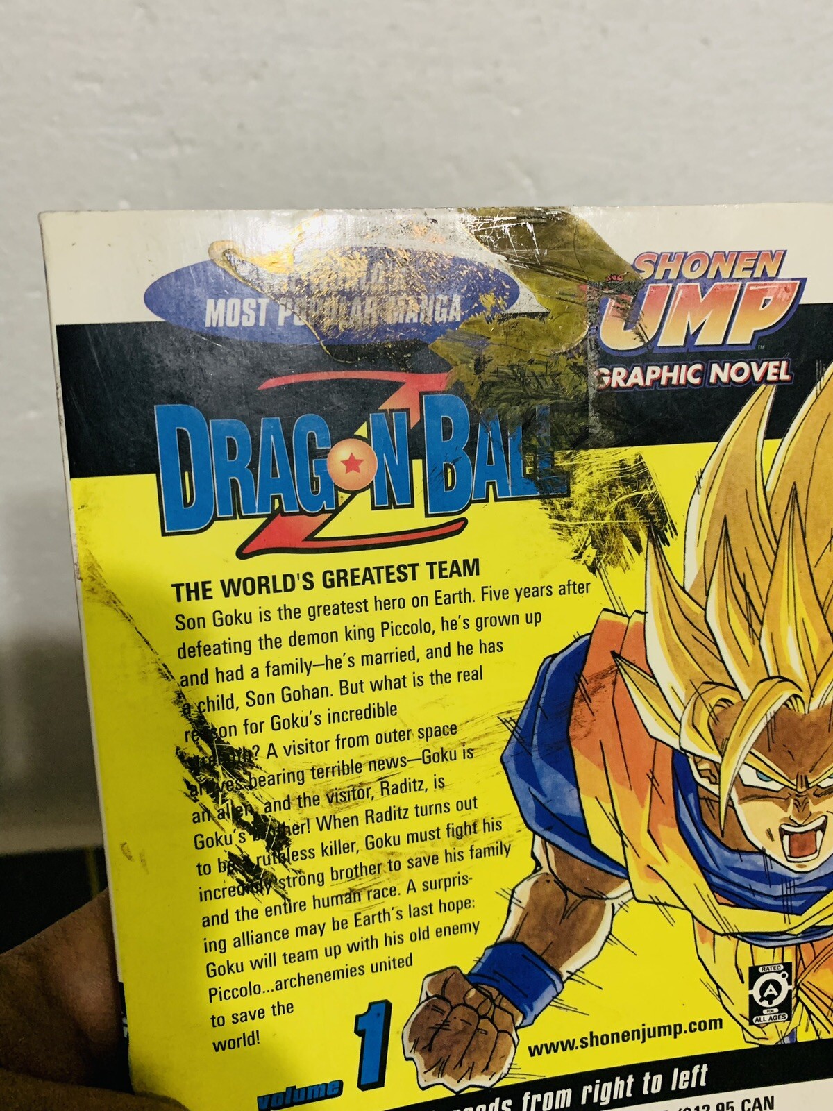 Dragon Ball Z, Vol. 1 – Paperback By Toriyama, Akira – Second Printing