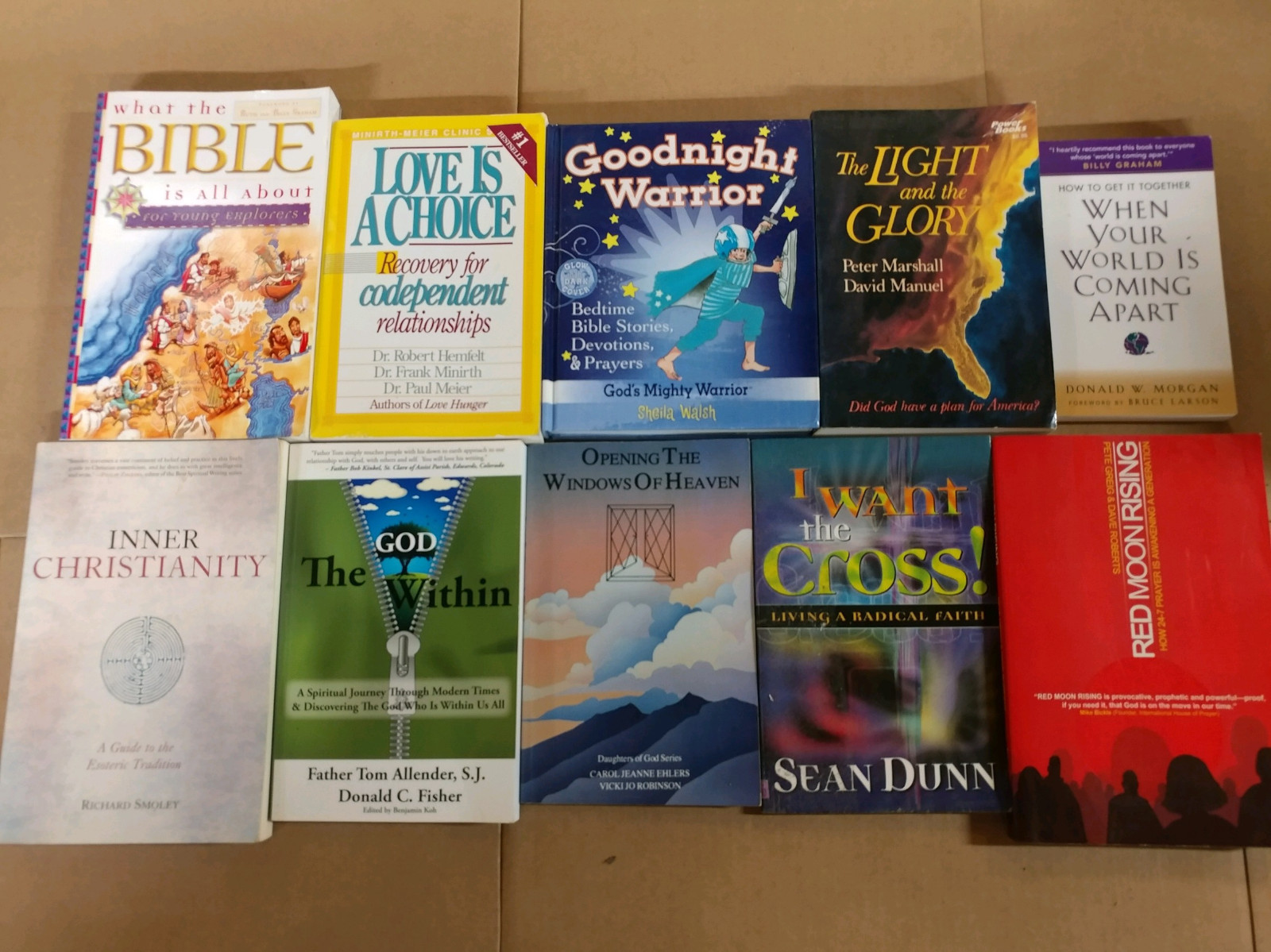 Lot of 10 Pounds LB Christian Prayer Bible Jesus Theology Story Book RANDOM*MIX