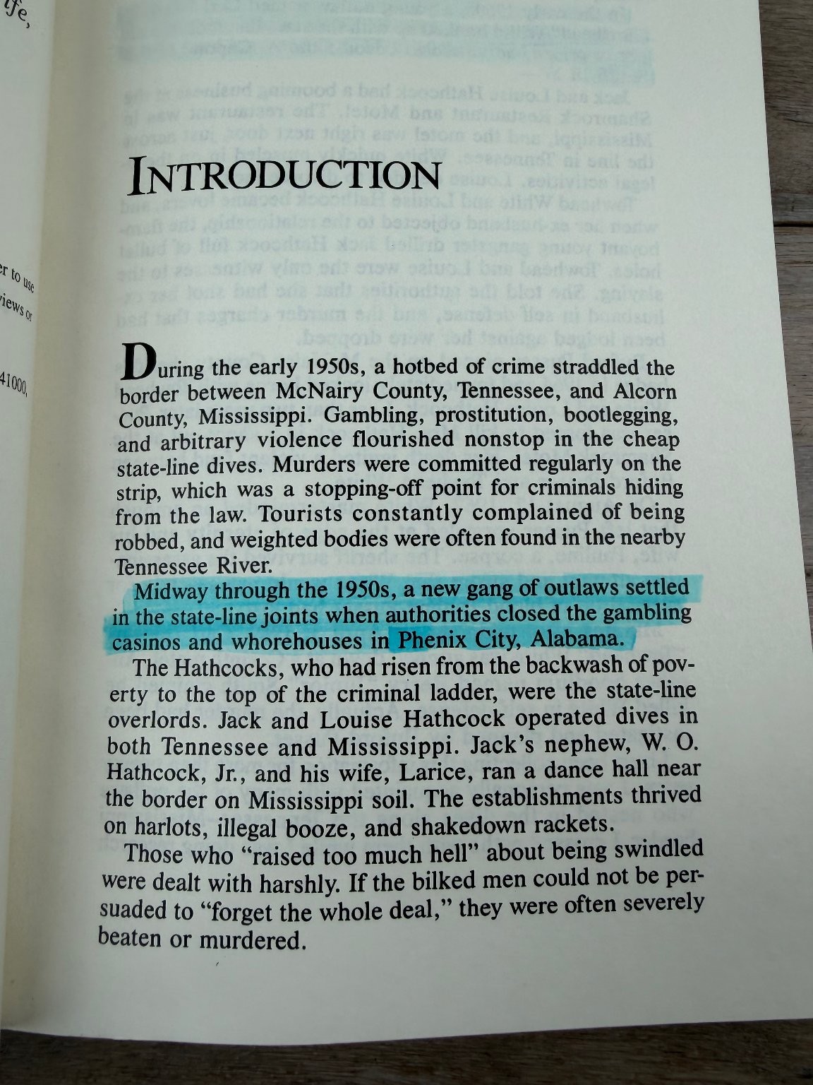 The State-Line Mob W. R. Morris 1990 True Crime Southern History Rutledge Hill