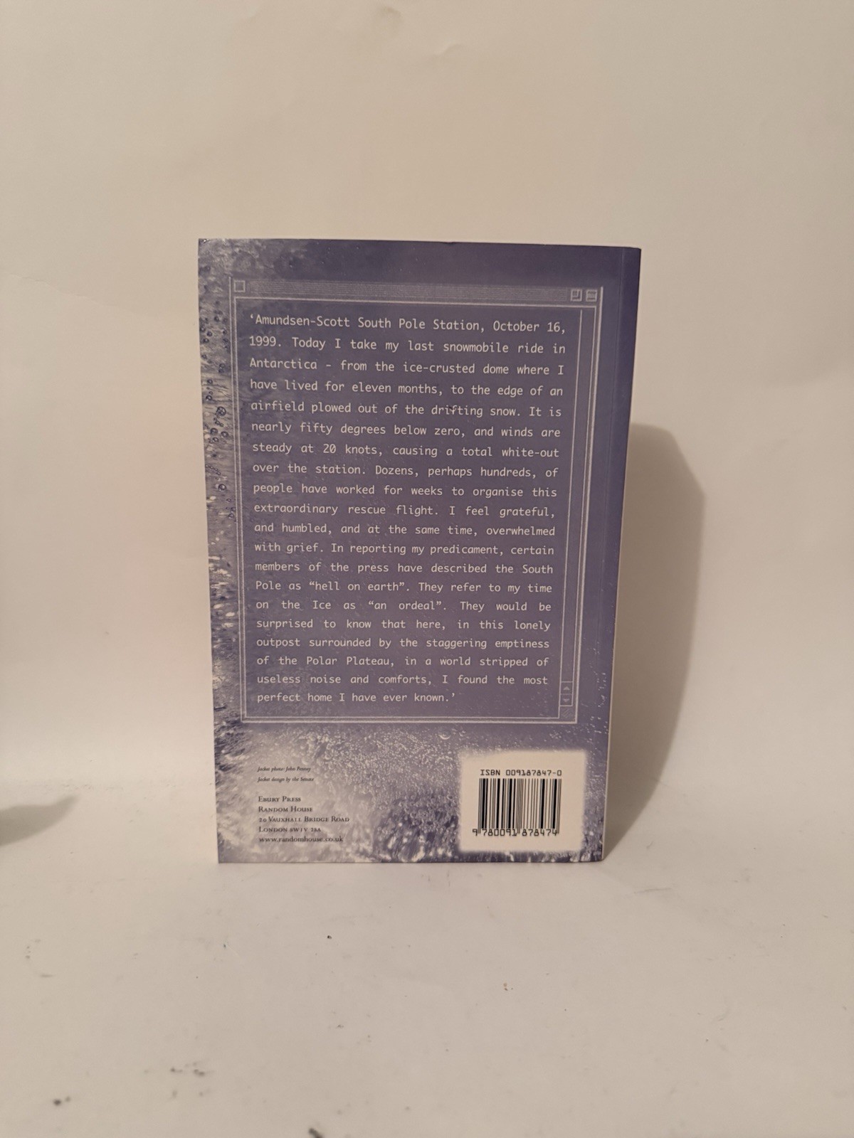 Jerri Nielsen Ice Bound Paperback Ebury Press Survival Biography South Pole