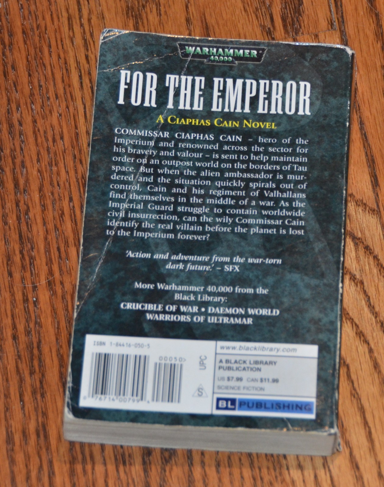 For The Emperor Warhammer 40K paperback book by Sandy Mitchell 2003 1st M3