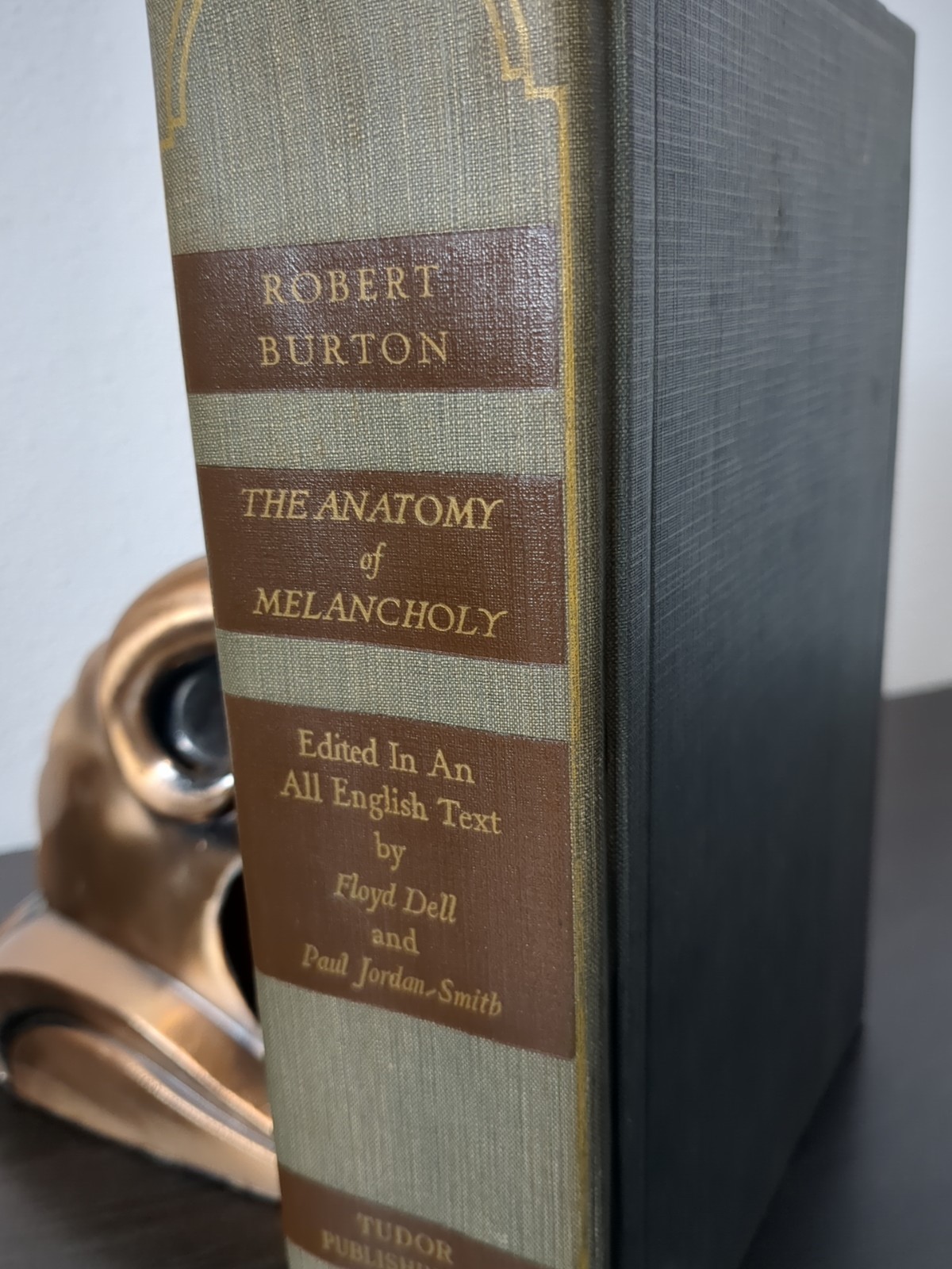 The Anatomy Of Melancholy by Robert Burton HC 1927 Tudor Publishing Company