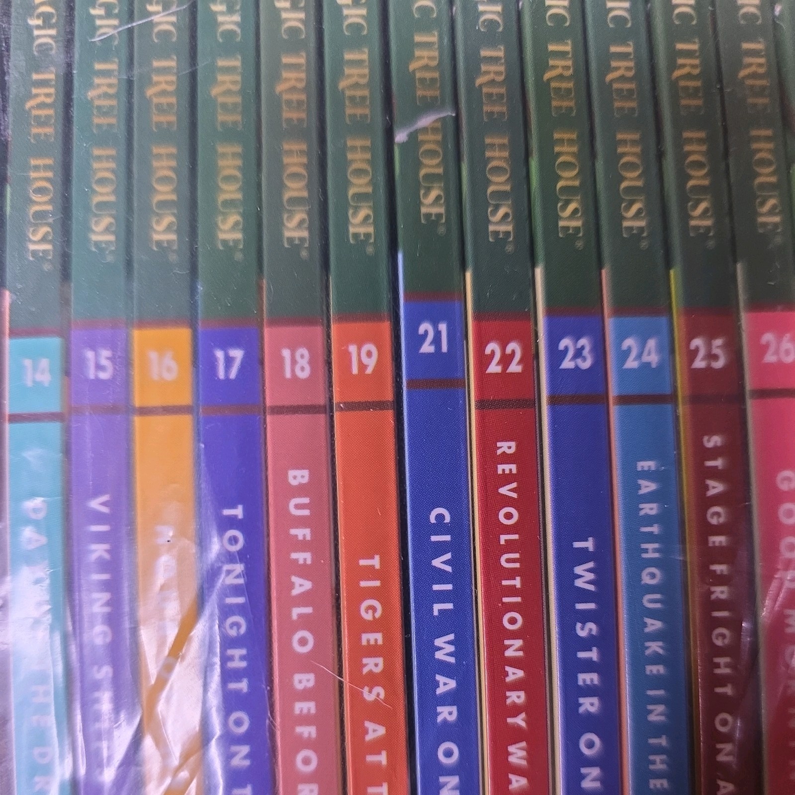 Mary Pope Osborne Magic Tree House Series Box Set Books Illustrated (Missing 20)