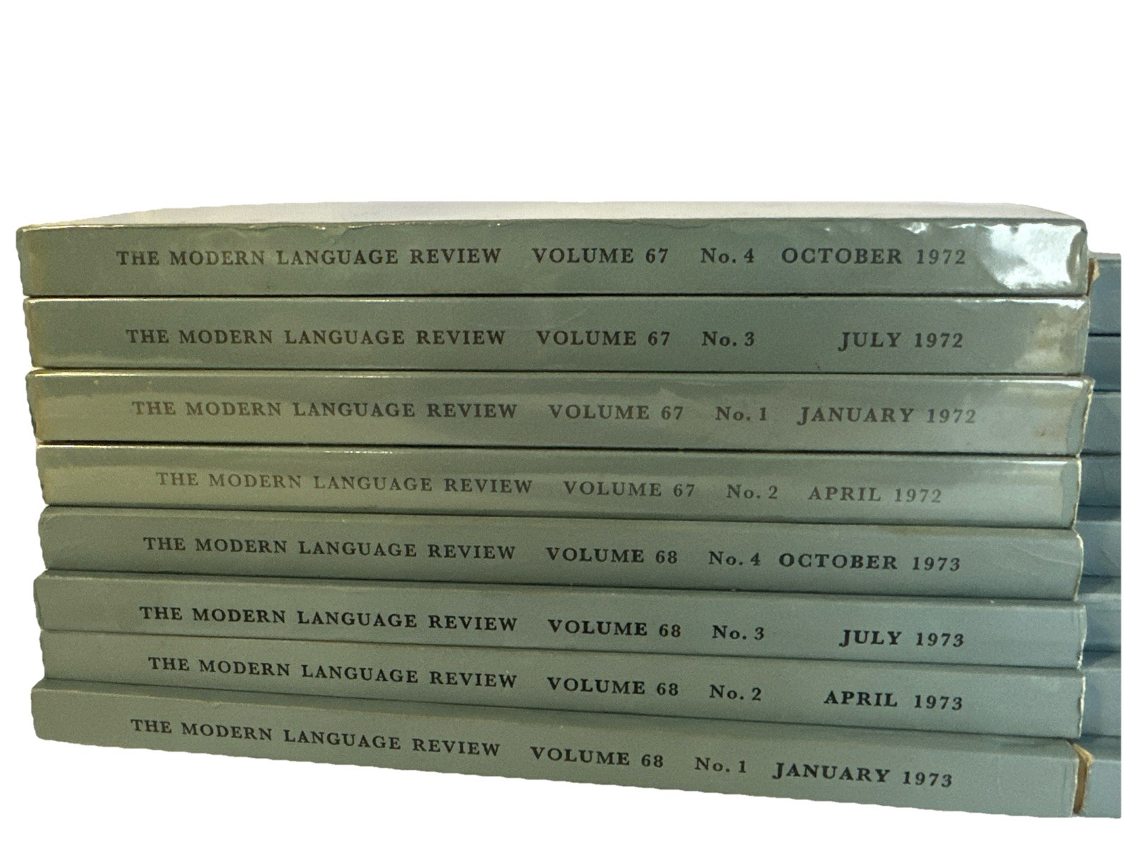 THE MODERN LANGUAGE REVIEW — LOT OF 16 + VARIOUS ISSUES 1972-1975 Paperback