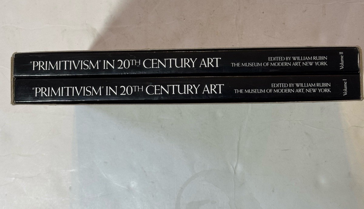 PRIMITIVISM IN 20TH CENTURY ART 2 large books in slipcase 1984!!!