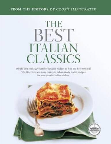 Italian Classics (Best Recipe) – Hardcover – GOOD