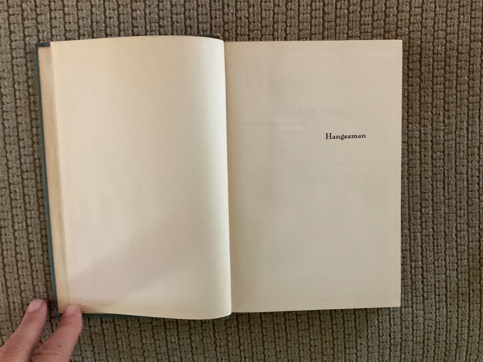 Shirley Jackson – Hangsaman, 1951, 1st Edition. Farrar, Straus and Young Inc. HC