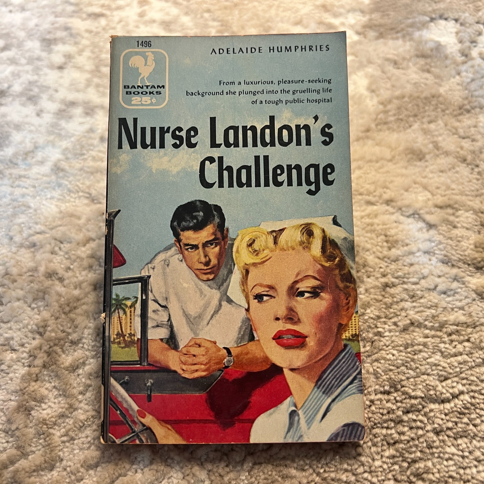 Nurse Landon’s Challenge Medical Romance Paperback by Adelaide Humphries 1956