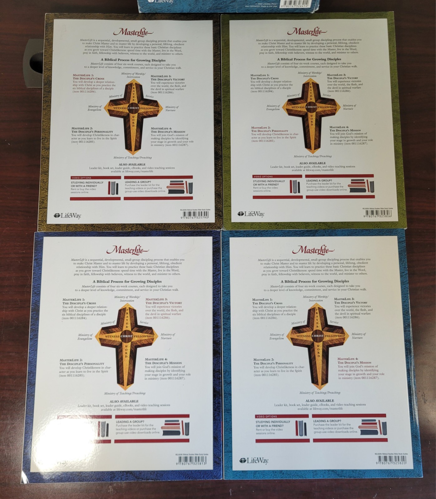 Masterlife Avery T. Willis Jr Leader Guide 4 Books Disciple Faith Christian God