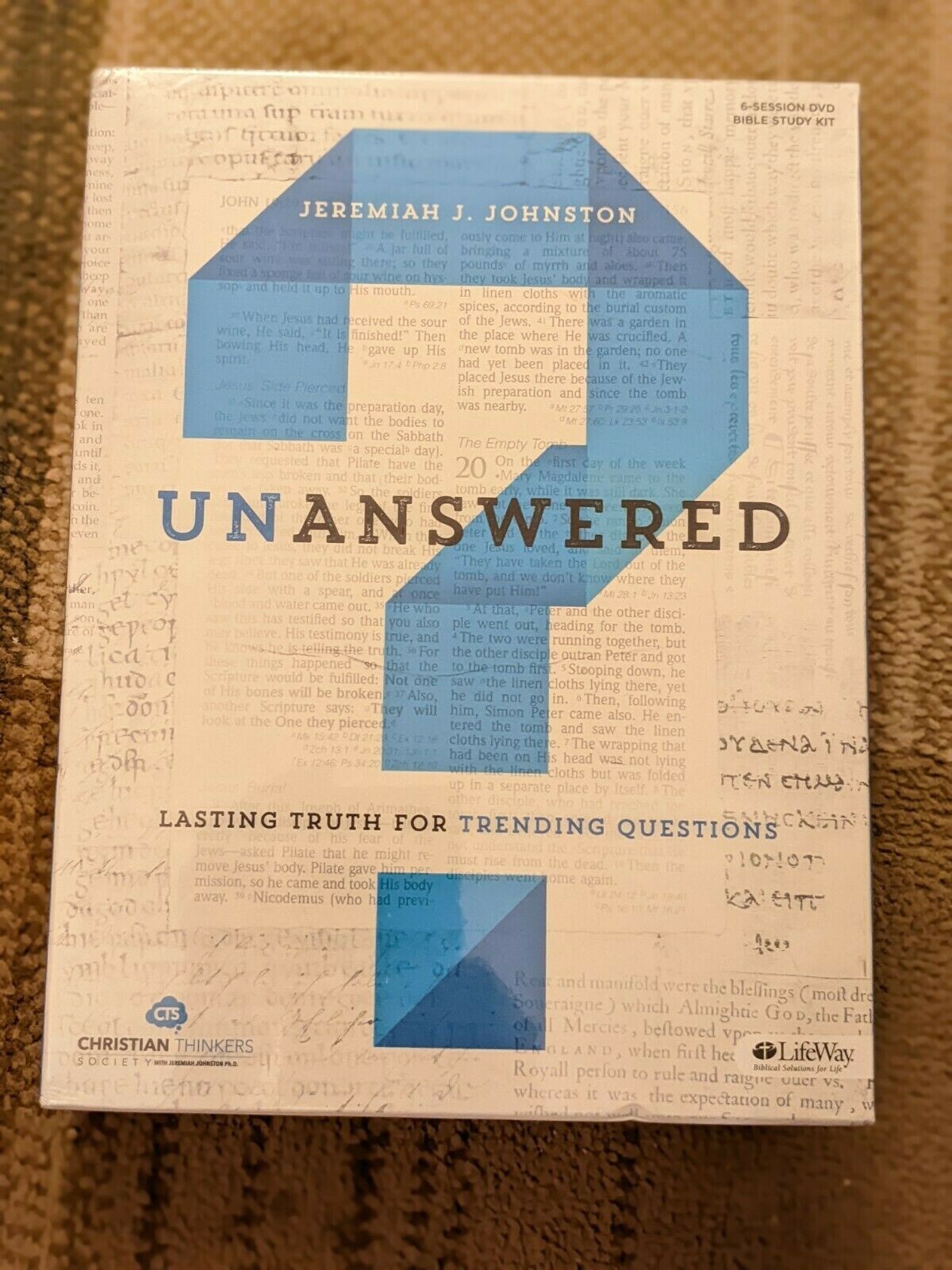 Unanswered-Bible Study Kit: Lasting Answers to Trending Questions by J Johnston