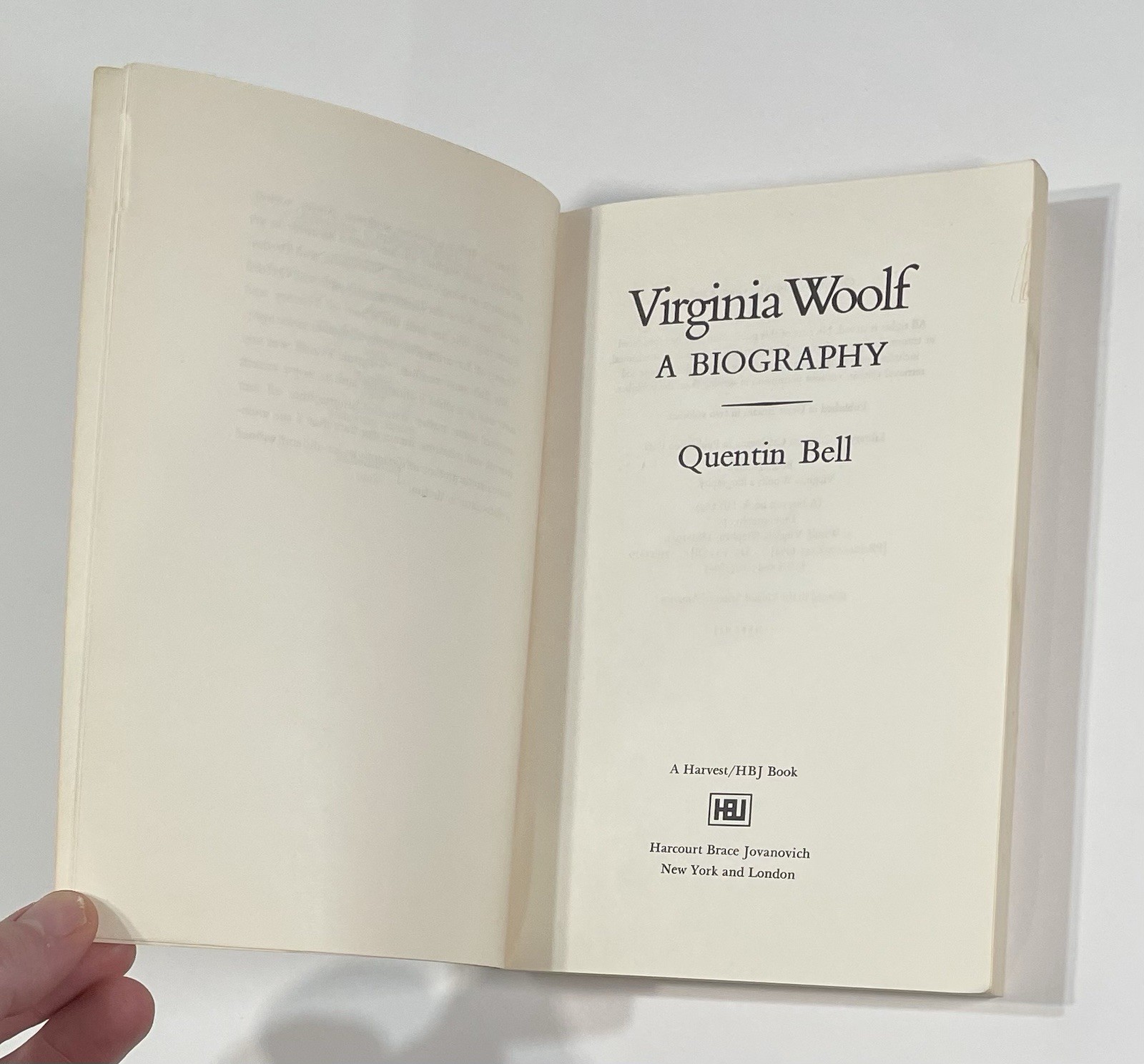 VIRGINIA WOOLF Book Lot – Orlando, Jacob’s Room, Letters Of Virginia & Biography