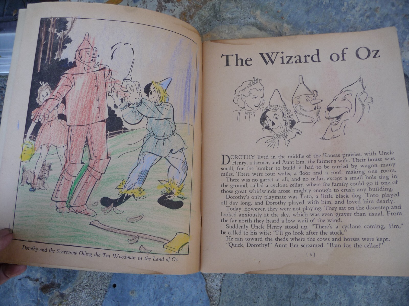 The Story of the Wizard of OZ #708 Whitman Publishing 1939