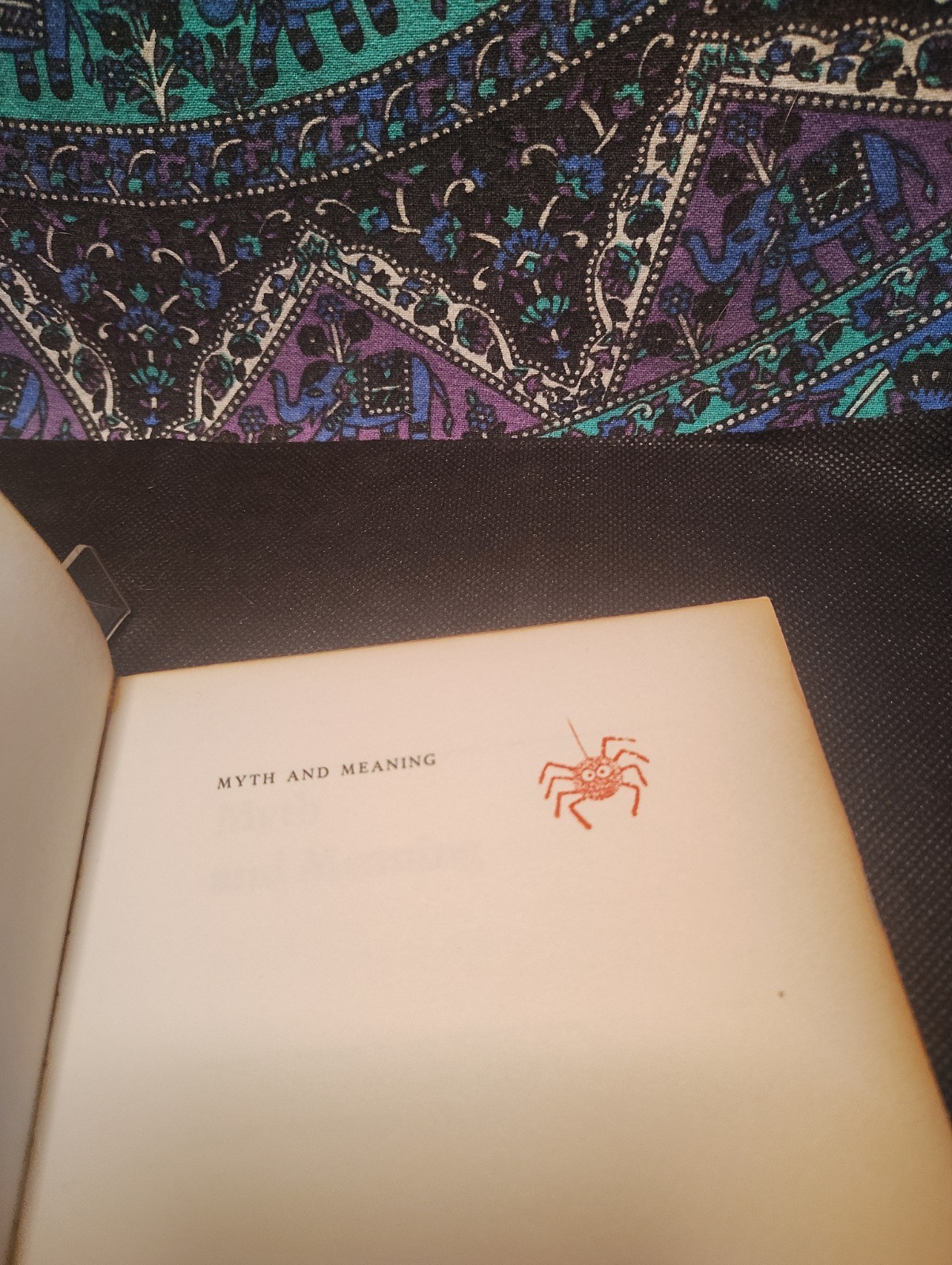 Myth and Reality Cosmos and History Mircea Eliade Myth and Meaning Levi-Strauss