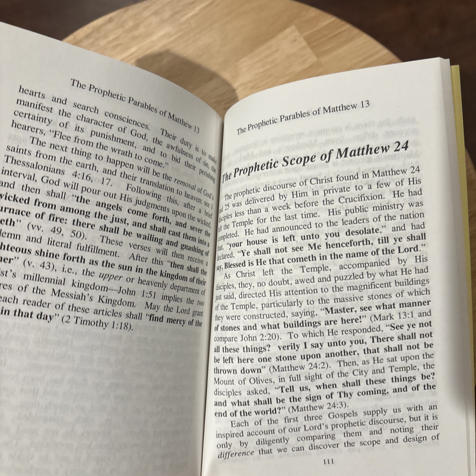 The Prophetic Parables Of Matthew 13 By Arthur W. Pink PB