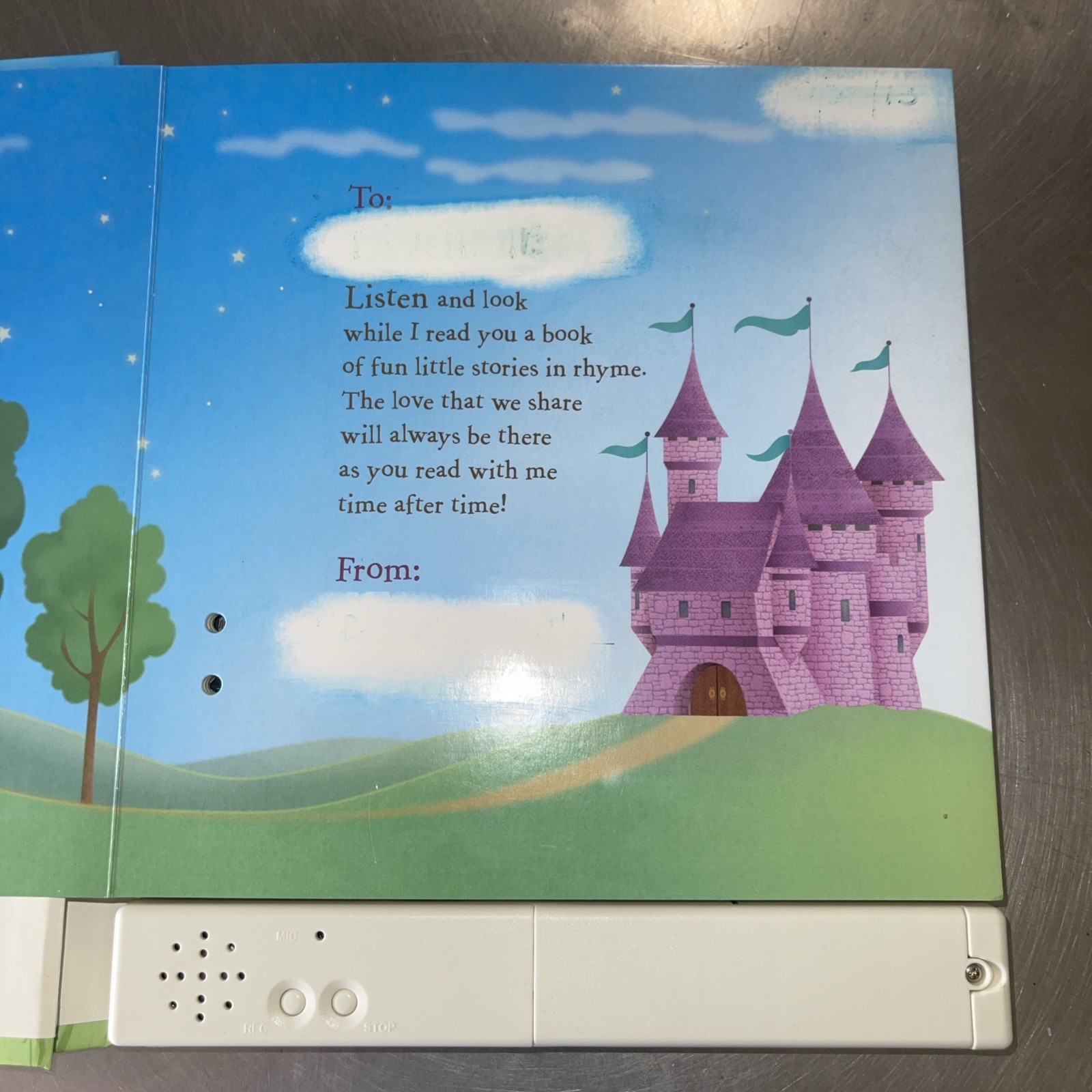 Hey Diddle Diddle nursery rhymes Hallmark Recordable Storybook WORKING