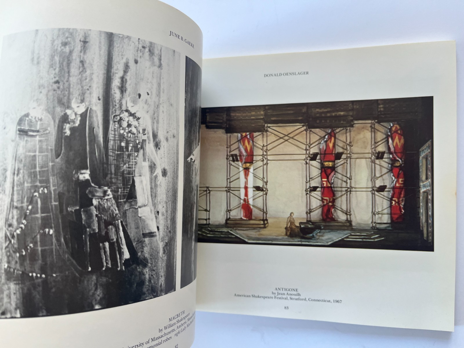 CONTEMPORARY STAGE DESIGN USA 1974 survey catalog 20th century theatre art