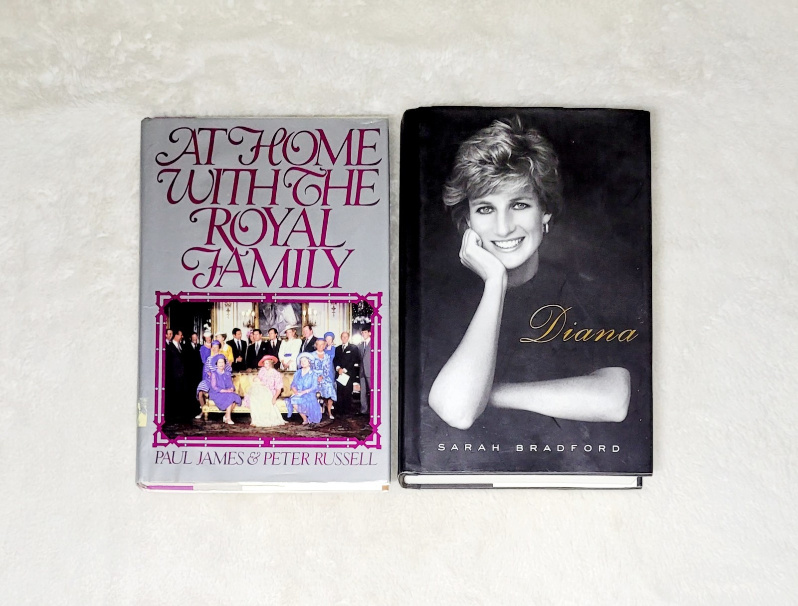 Princess Diana Home With The Royal Family United Kingdom Hardcover 2 Book Set