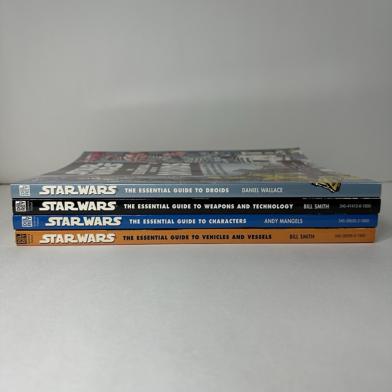 Star Wars Essential Guide, Lot of 4 Books, Various Authors, Like New
