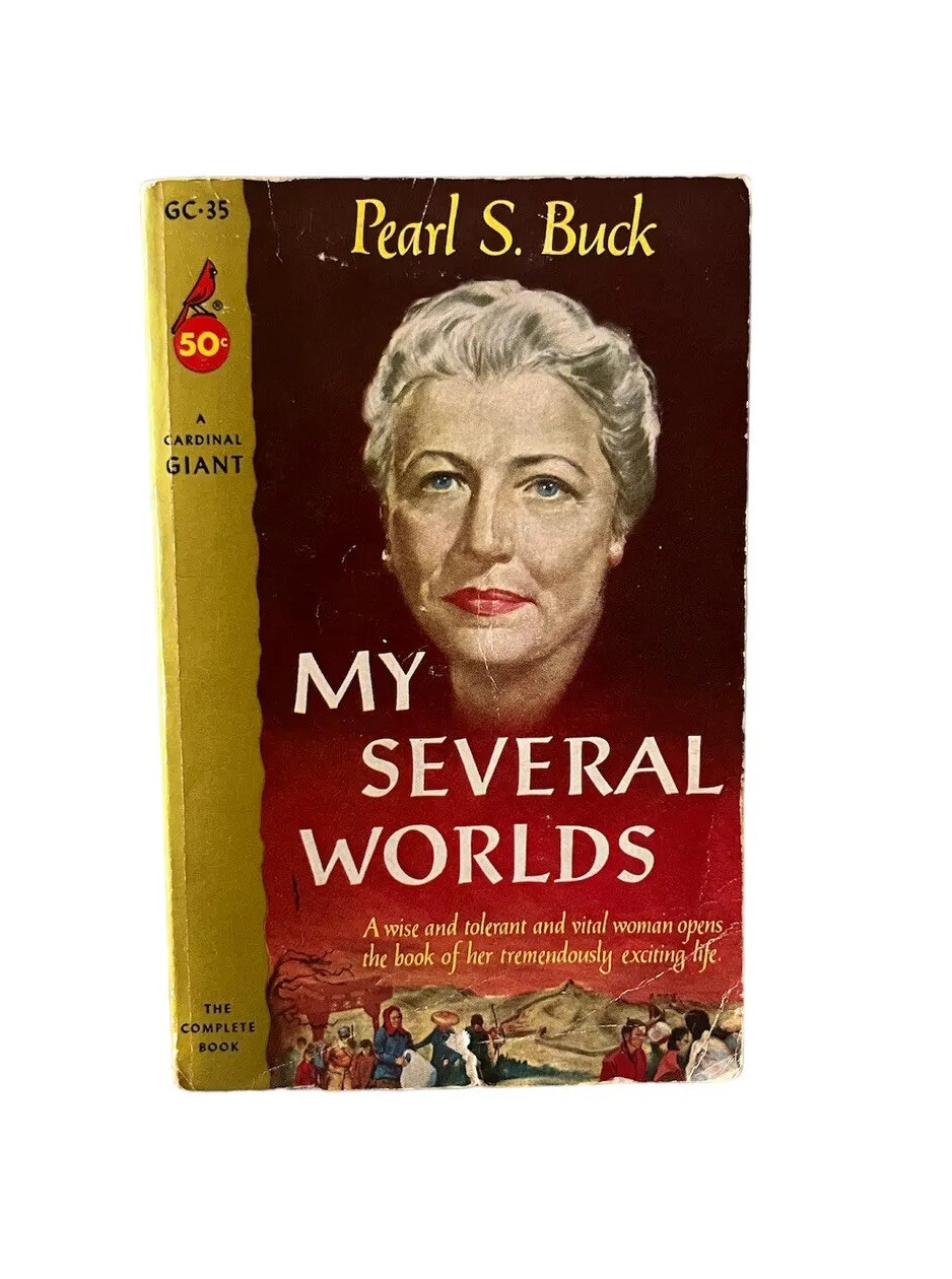 My Several Worlds Pearl S. Buck 1960 3rd Printing Pocket Books, Inc. Paperback